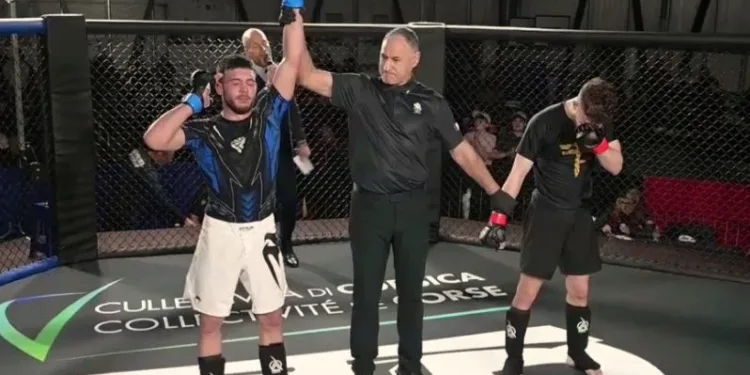Matteo Dore conquista Bastia con la vittoria al Corsica Fight League
