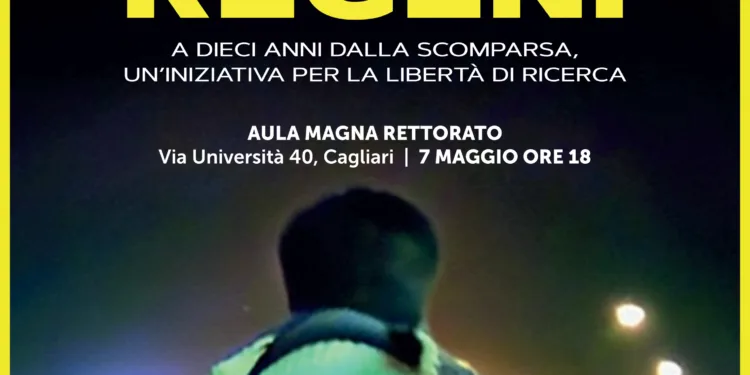 “Le Università per Giulio Regeni”: UniCa aderisce all’iniziativa per ricordare il ricercatore a dieci anni dalla sua scomparsa
