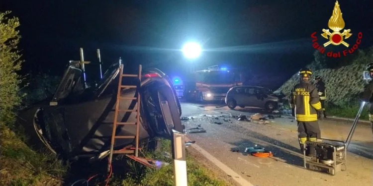 Ittiri: incidente stradale sulla provinciale 15