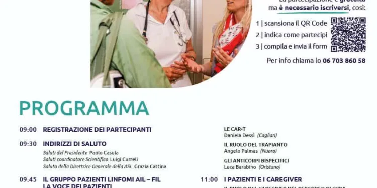 Sabato a Oristano si terrà il convegno “Parliamo di linfomi”