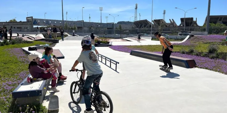 Cagliari: inaugurato il nuovo skatepark al Grande Villaggio Sportivo Monte Mixi