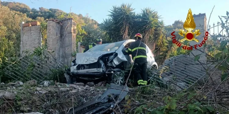 Alghero: incidente stradale a Monte Carru