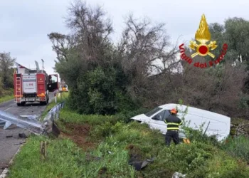 Cuglieri: incidente stradale sulla statale 292