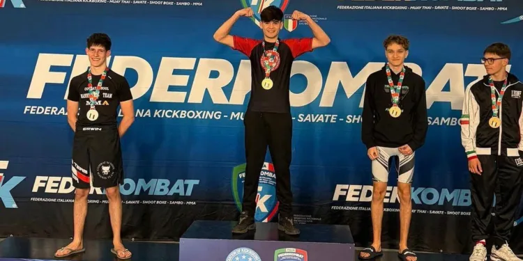 Francesco Torre campione italiano di KickJitsu a Jesolo