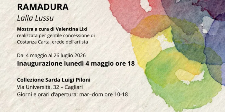 Verrà inaugurata lunedì 4 maggio, a Cagliari, la mostra Ramadura dedicata a Lalla Lussu