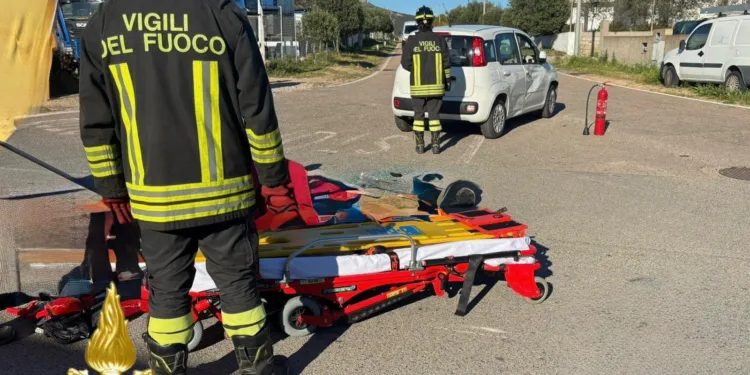 Olbia: incidente stradale nella zona industriale