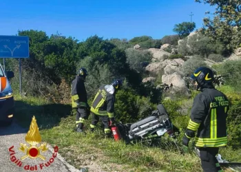 Incidente stradale sulla Aglientu-Luogosanto