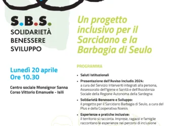 Sarcidano e Barbagia di Seulo: al via il progetto SBS per l’inclusione socio-lavorativa delle persone con disabilità