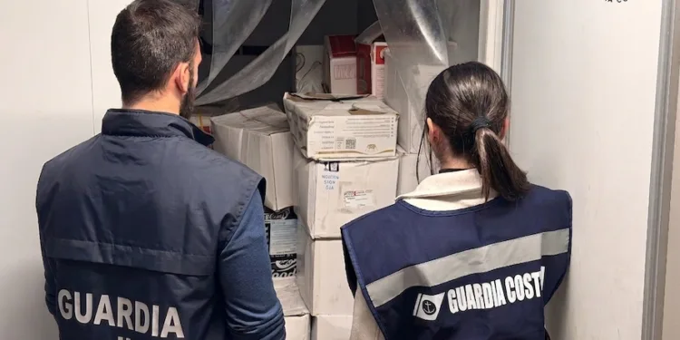 GDF Roan Cagliari: operazione congiunta di Guardia Costiera e Guardia di Finanza a tutela del “Made in Italy”, sequestrato oltre 1.200 kg di prodotti ittici