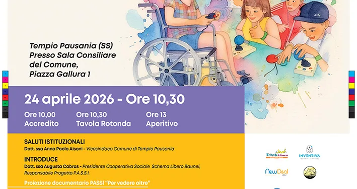 Orientamento scolastico inclusivo nell’era digitale: il progetto PASSI a Tempio Pausania il 24 aprile