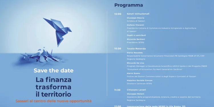 Lunedì 13 aprile è in programma l’inaugurazione della nuova sede Sfirs di Sassari