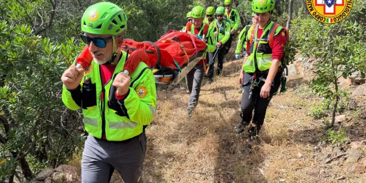 Cardedu: salvata un’escursionista infortunata