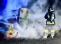 Santu Lussurgiu: a fuoco un’imballatrice