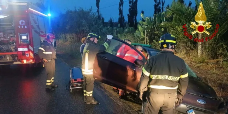 Alghero: incidente stradale sulla provinciale 55