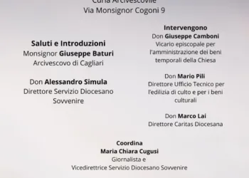 Si terrà venerdì 29 maggio, a Cagliari, l’incontro «Dove va l’8xmille: opere e progetti nella Diocesi di Cagliari»