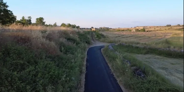 Torralba: conclusi i lavori di messa in sicurezza della strada comunale di “Pumari”