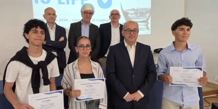 Al Lazzaretto di Cagliari sono stati premiati i vincitori del terzo concorso “Water is life” promosso da EGAS