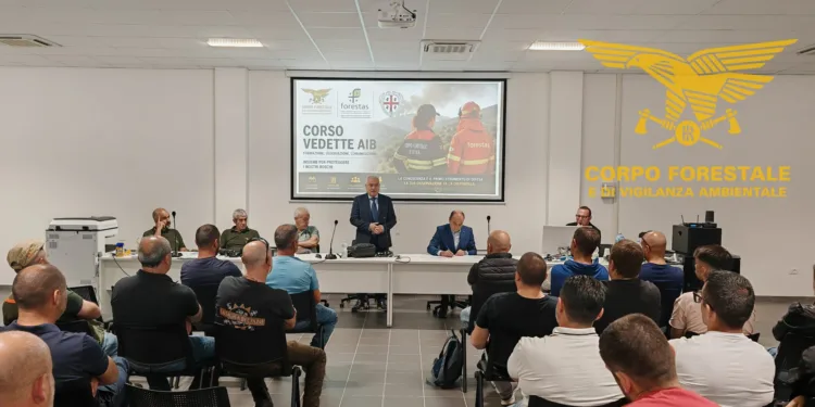 Conclusa a Campulongu (OR) la formazione specialistica per gli operatori dell’Agenzia Forestas destinati alle attività di avvistamento incendi boschivi