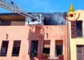 Olbia: a fuoco un appartamento in via Italo Svevo
