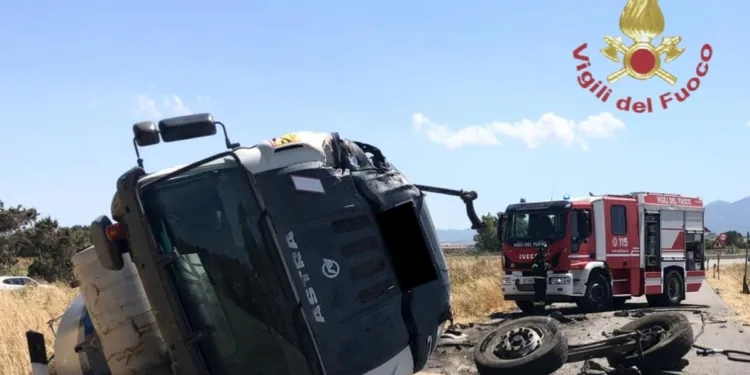 San Gavino Monreale e Sardara: grave incidente stradale sulla provinciale 62, morto un uomo