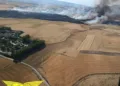 Tuili: incendio in località Serra Iddas