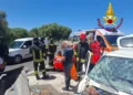 Doppio intervento dei vigili del fuoco a Usini e nel bivio per Ittiri