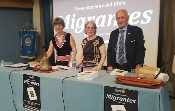 La presentazione nuorese dell’opera “Migrantes” di Mario Ignazio Fenu, promossa dal Rotary Club