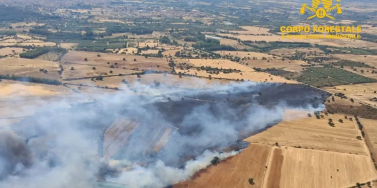 Incendi a Mores, Calangianus e Gonnosfanadiga