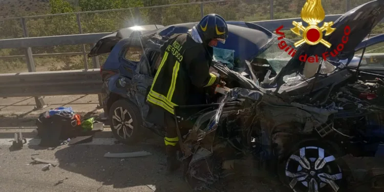 Incidente stradale sulla S.S. 125 VAR, in territorio di Villaputzu