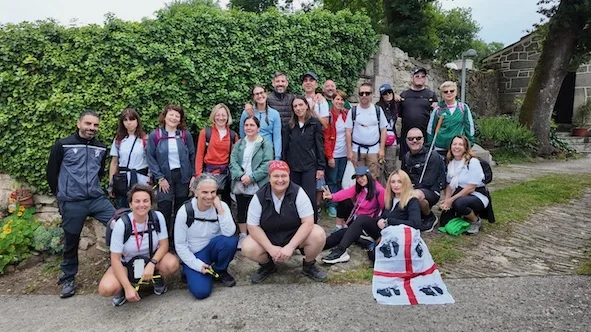 Ierfop: un gruppo di dieci persone con disabilità visiva percorre il cammino di Santiago di Compostela