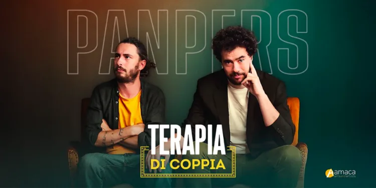 A gennaio 2027 i teatri sardi di Cagliari e Sassari ospiteranno “TERAPIA DI COPPIA” il nuovo spettacolo dei PanPers