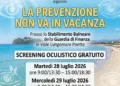 Il 28 e 29 luglio, a Cagliari, gli screening promossi da Unione dei ciechi, Università e GDF