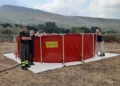 Grazie a una donazione della Fasi, i volontari dell’associazione Montiferru, con altri amici e con la collaborazione del Corpo forestale, hanno posizionato un vascone antincendio da 30mila litri in agro di Cuglieri