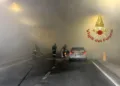 Olbia: incidente stradale nel tunnel del centro città
