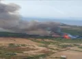 Incendio ad Aglientu, intervengono i Canadair