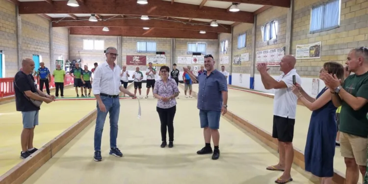 San Sperate inaugura il nuovo bocciodromo, il Trofeo del Pesco battezza le nuove corsie