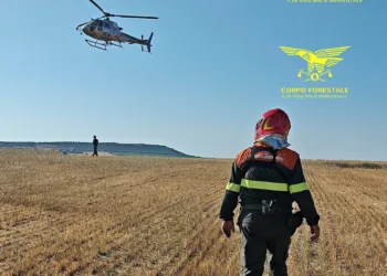 Florinas: incendio in località “Nuraghe sa Figu”