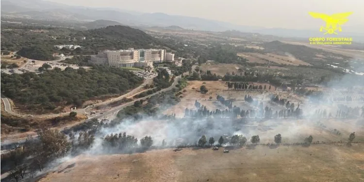 Incendi a Oniferi, Serramanna e Olbia