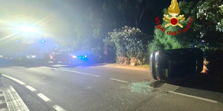 Incidente stradale a Cala di Volpe