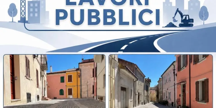 Thiesi: conclusi i lavori della nuova pavimentazione del centro storico