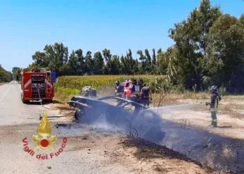 Arborea: incidente stradale sulla provinciale 69
