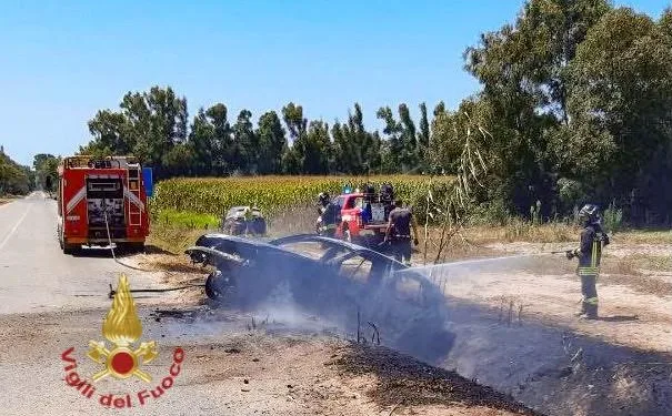 Arborea: incidente stradale sulla provinciale 69