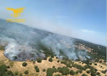 Incendi a Morgongiori ed Esporlatu