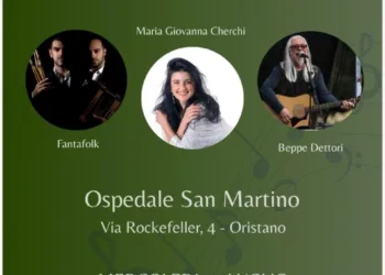 Mercoledì 29 luglio la musica della Sardegna all’Ospedale San Martino di Oristano
