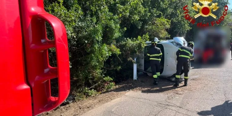 Boroneddu: incidente stradale sulla provinciale 15