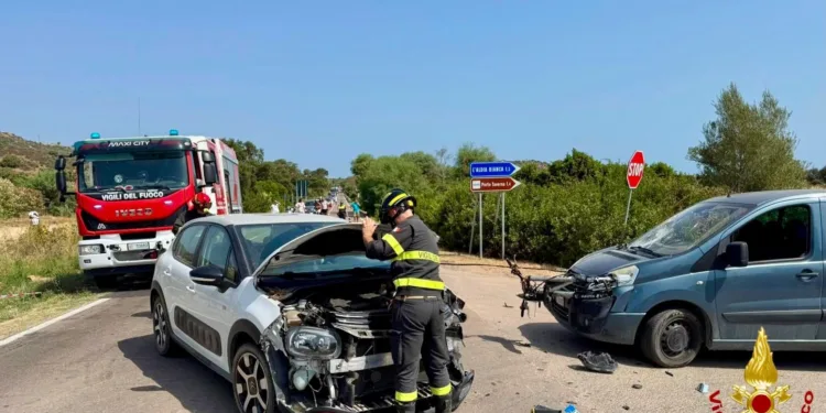 Loiri Porto San Paolo: incidente stradale a Vaccileddi