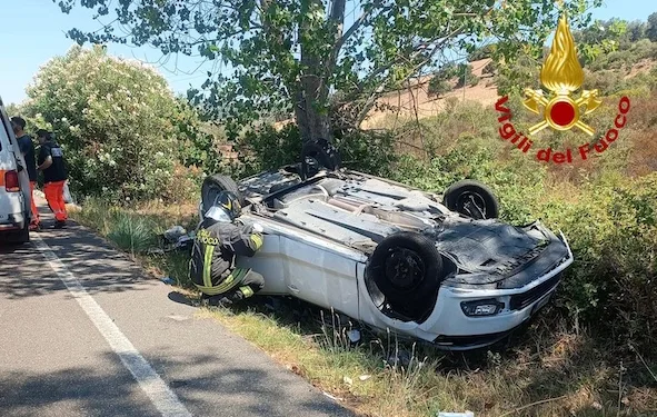 Uri e Olmedo: incidenti stradali sulla statale 127 bis e sulla provinciale 19 bis