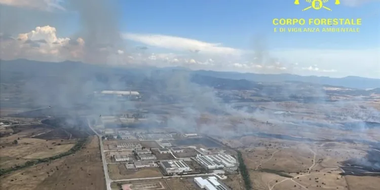 Incendi a Iglesias, Noragugume e nella piana di Ottana