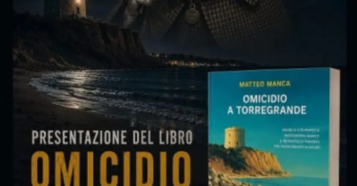 Venerdì 31 luglio, a Borore, verrà presentato il libro “Omicidio a Torregrande” di Matteo Manca