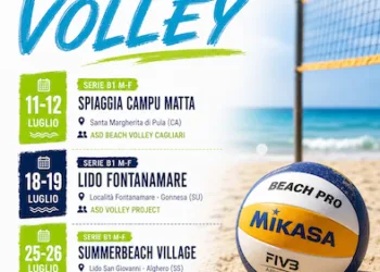 L’11 luglio si alzerà il sipario sul Circuito Regionale di Beach Volley 2026